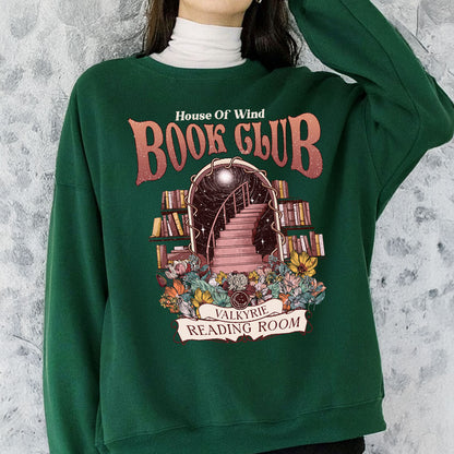 Acotar House Of Wind Book Club Sweatshirt, Valkyrie Reading Room TShirt PTS496