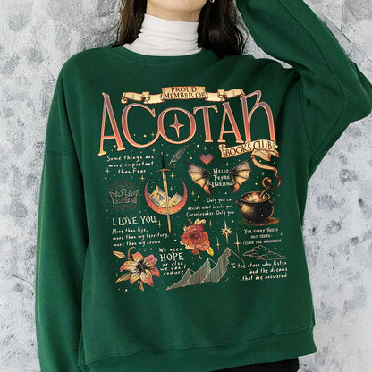 Acotar Quotes Sweatshirt PTS552