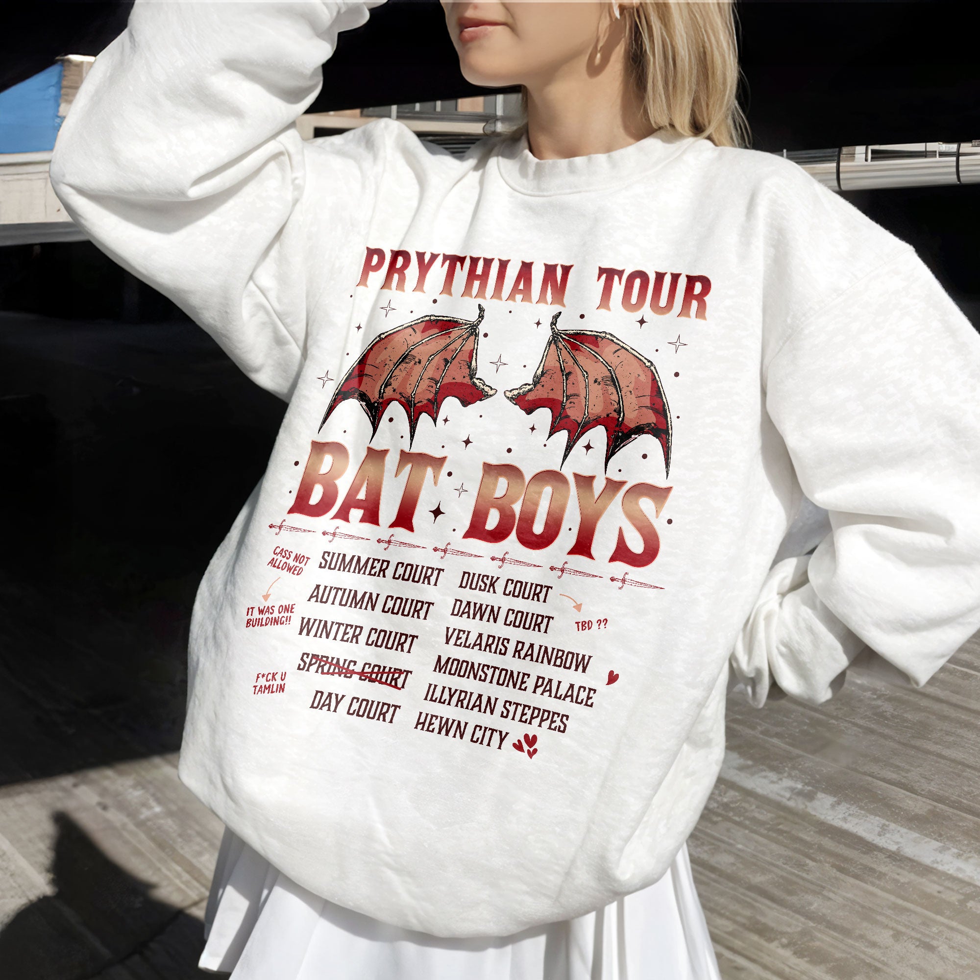 The Bat Boys Prythian Tour ACOTAR Sweatshirt PTS177