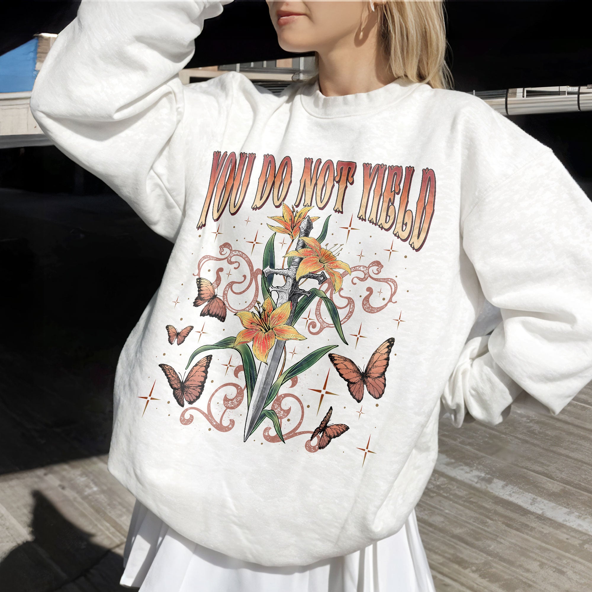 Throne Of Glass You Do Not Yield Sweatshirt PTS511