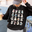 Ghost Reading Book Fantasy Series Sweatshirt PTS1694