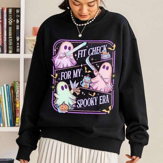 Fit Check For My Spooky Era Sweatshirt PTS1622