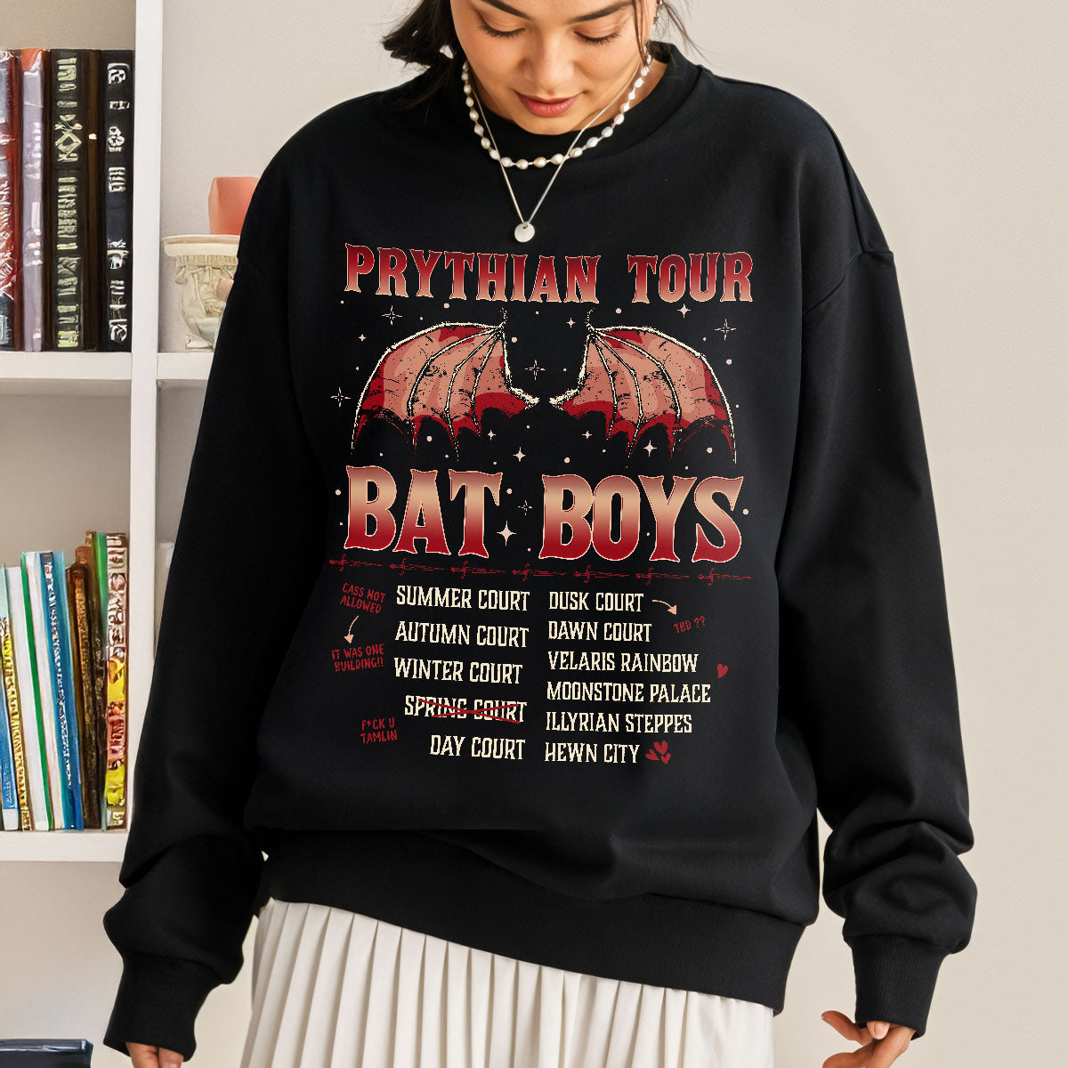 The Bat Boys Prythian Tour ACOTAR Sweatshirt PTS177