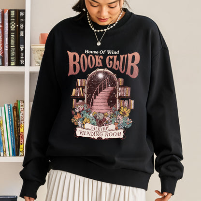Acotar House Of Wind Book Club Sweatshirt, Valkyrie Reading Room TShirt PTS496