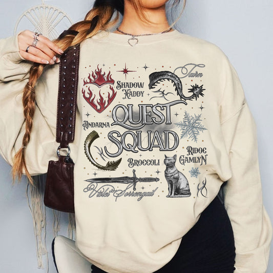 Quest Squad Broccoli Onyx Storm Sweatshirt PTS1053