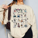 Ghost Reading Book Fantasy Series Sweatshirt PTS1694