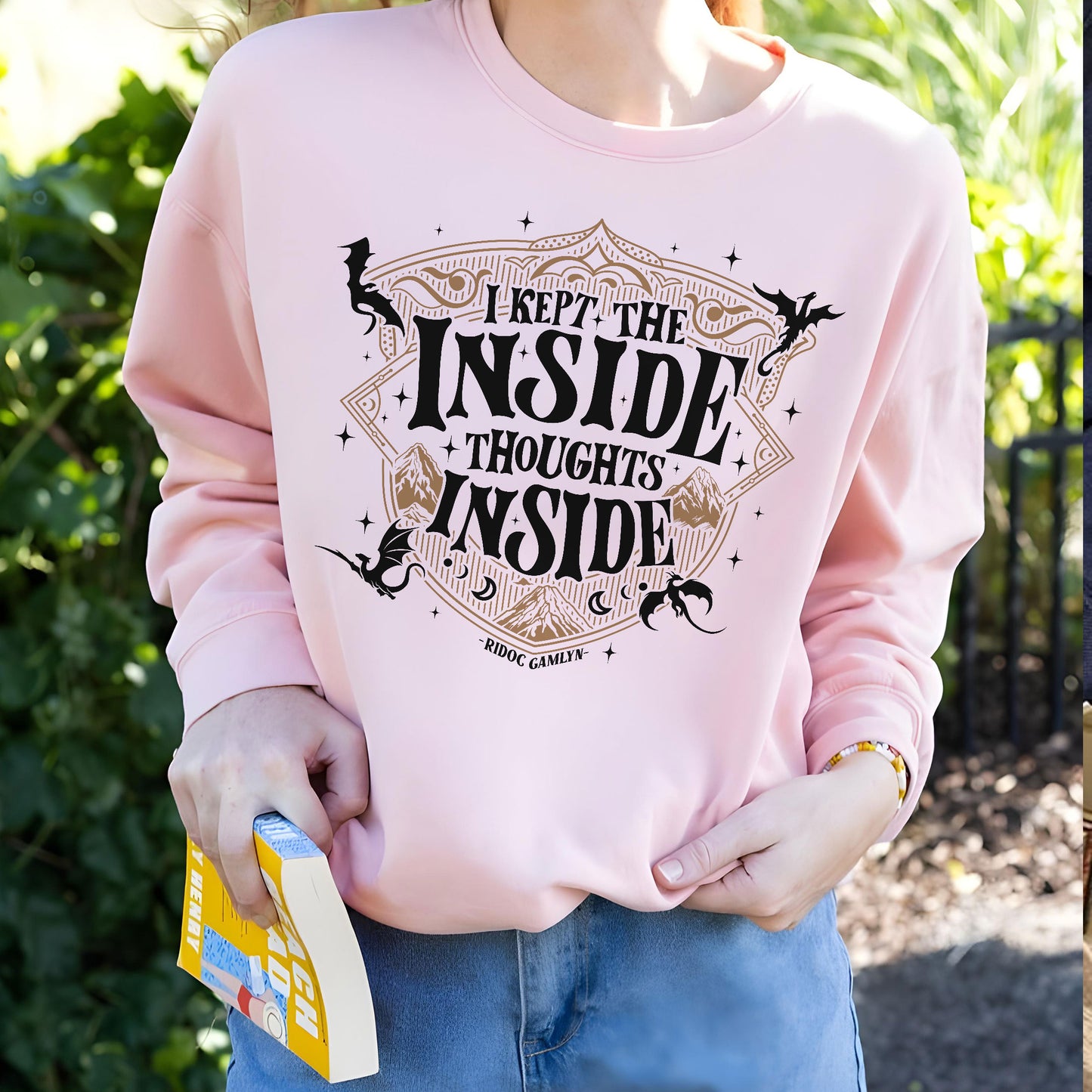 I Kept The Inside Thoughts Inside Quest Squad Sweatshirt PTS1041