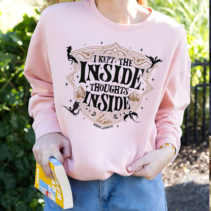 I Kept The Inside Thoughts Inside Quest Squad Sweatshirt PTS1041