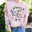 Acotar Ghost Reading Book Sweatshirt PTS1714
