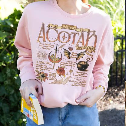 Acotar Quotes Sweatshirt PTS552