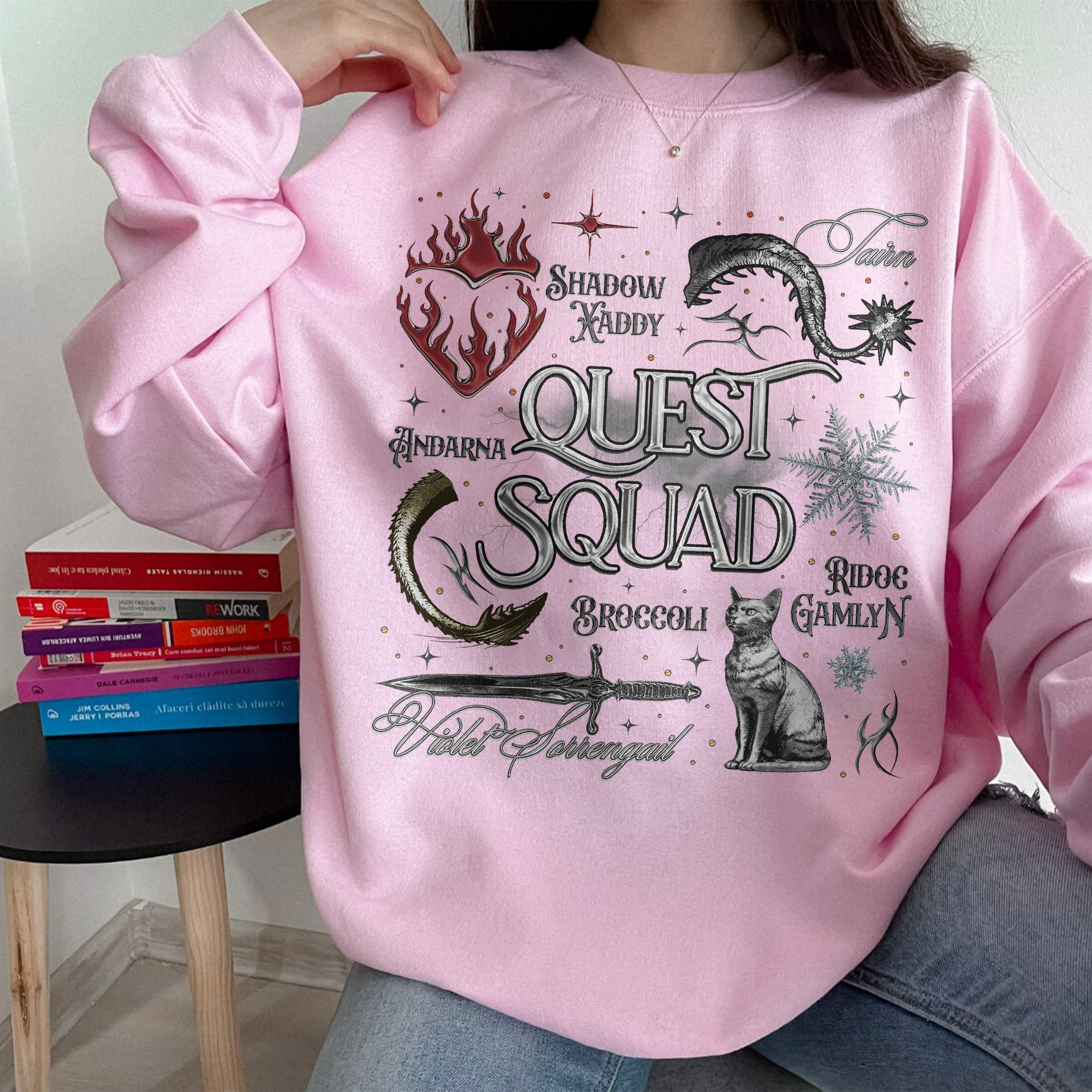 Quest Squad Broccoli Onyx Storm Sweatshirt PTS1053