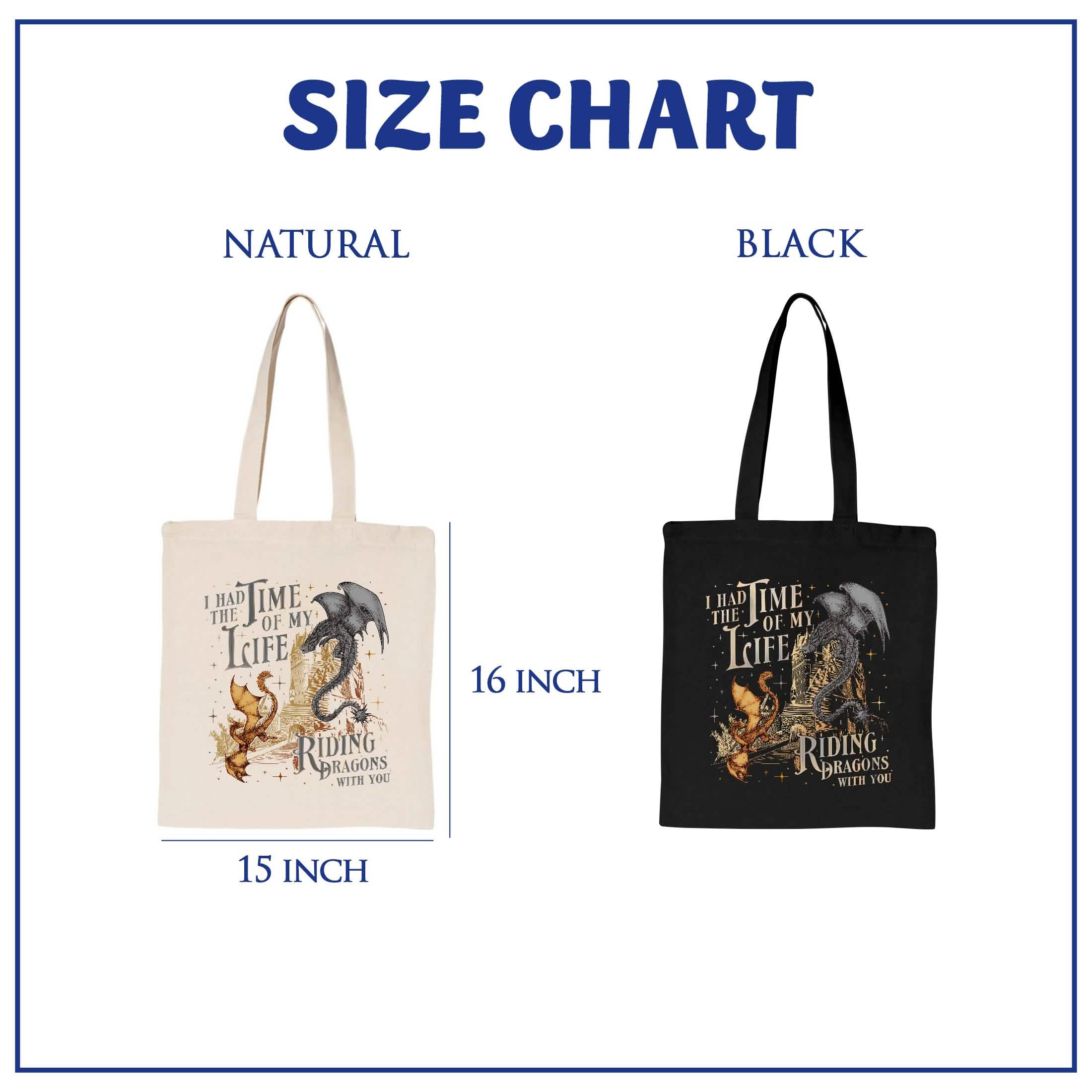 Fourth Wing Dragon Tairn Andarna Tote Bag PTS1146