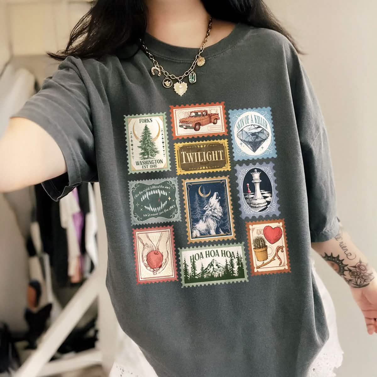 Twilight Inspired City Of Forks Shirt Comfort Colors PTS1352