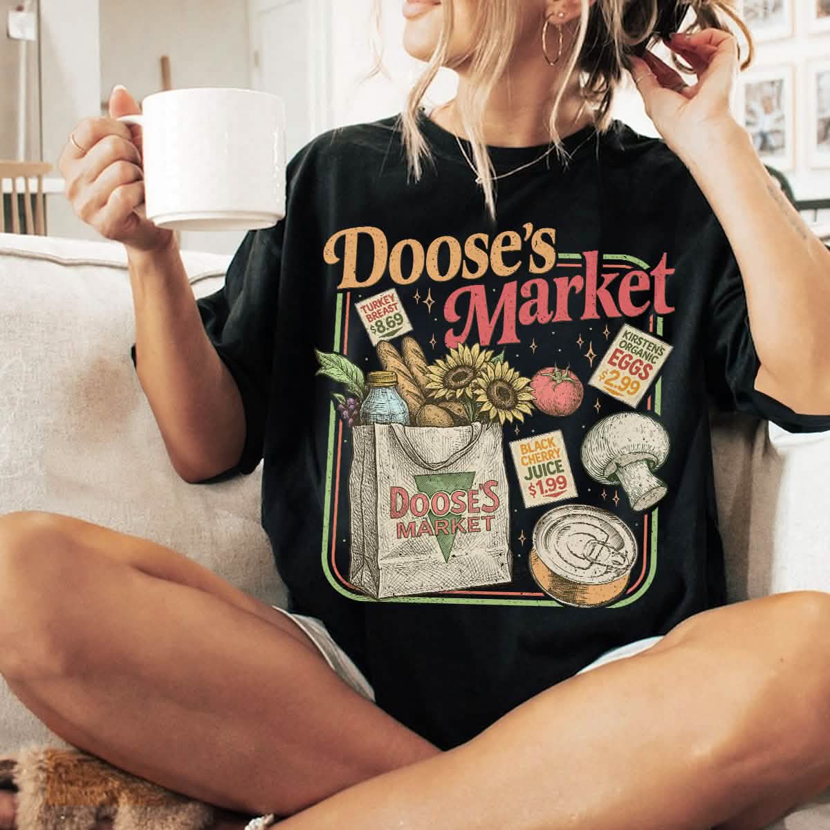 Doose’s Market Stars Hollow Connecticut Comfort Colors Shirt PTS1573