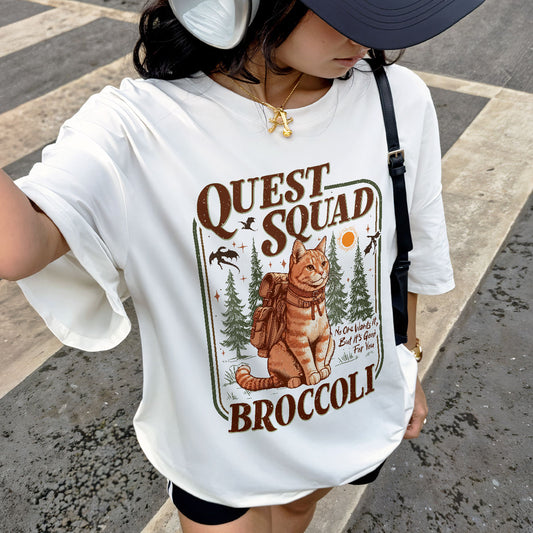 Onyx Storm Quest Squad Broccoli Comfort Colors Shirt PTS1040