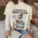 Acotar Reader I Look Better Bent Over A Book Comfort Colors Shirt PTS1165