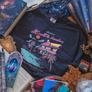 Knott’s Harbor Happy Place Book Comfort Colors Shirt PTS1271