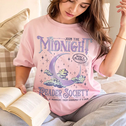 Night Owl Reader Shirt Comfort Colors PTS1255