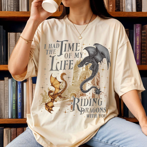 Fourth Wing Dragon Tairn Andarna Comfort Colors Shirt PTS1146