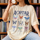 Acotar Velaris Butterflies Comfort Colors Shirt PTS1185