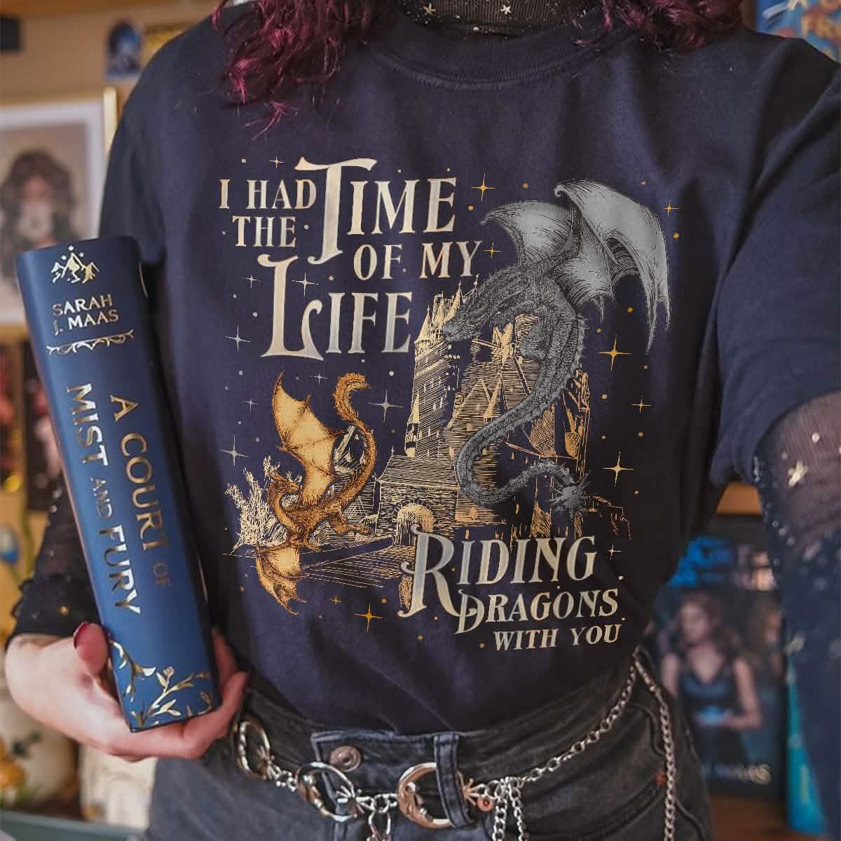 Fourth Wing Dragon Tairn Andarna Comfort Colors Shirt PTS1146