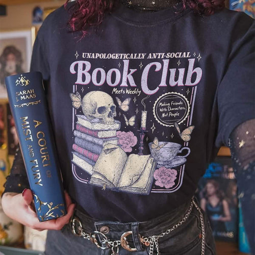 Anti Social Book Club Shirt Comfort Colors PTS1225