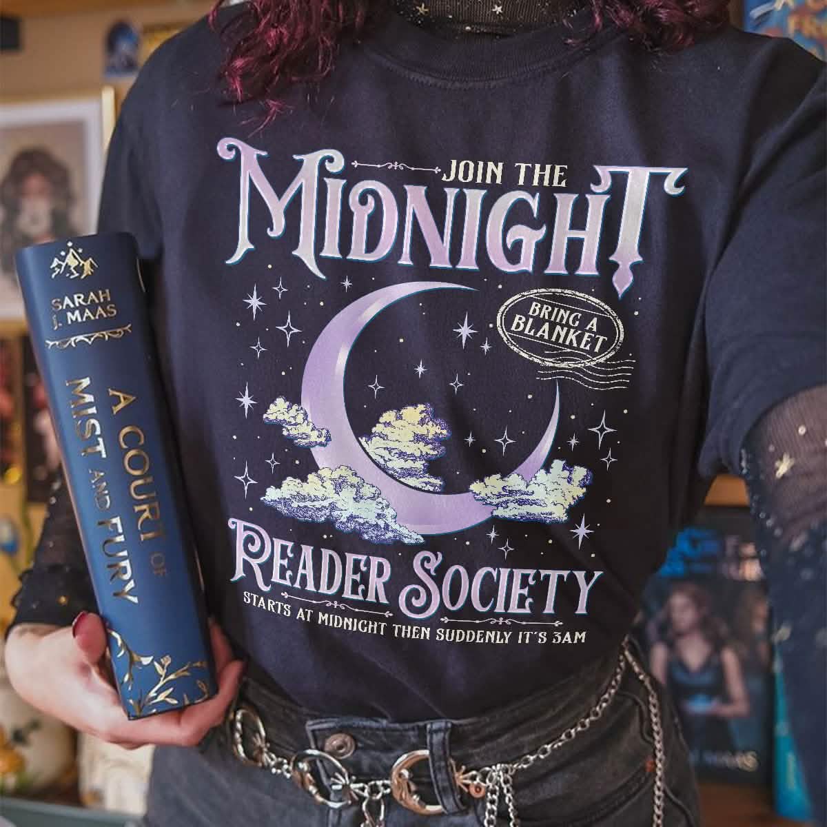 Night Owl Reader Shirt Comfort Colors PTS1255