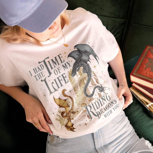 Fourth Wing Dragon Tairn Andarna Comfort Colors Shirt PTS1146