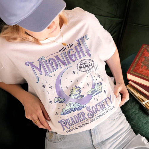 Night Owl Reader Shirt Comfort Colors PTS1255