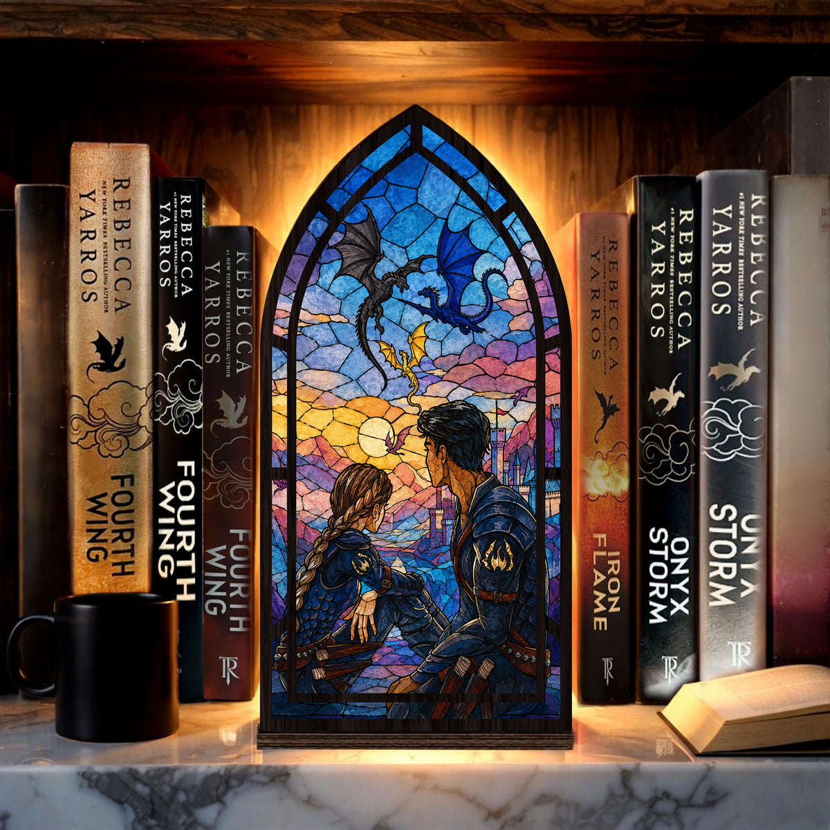 Fourth Wing Fantasy Book Nook PTS6659