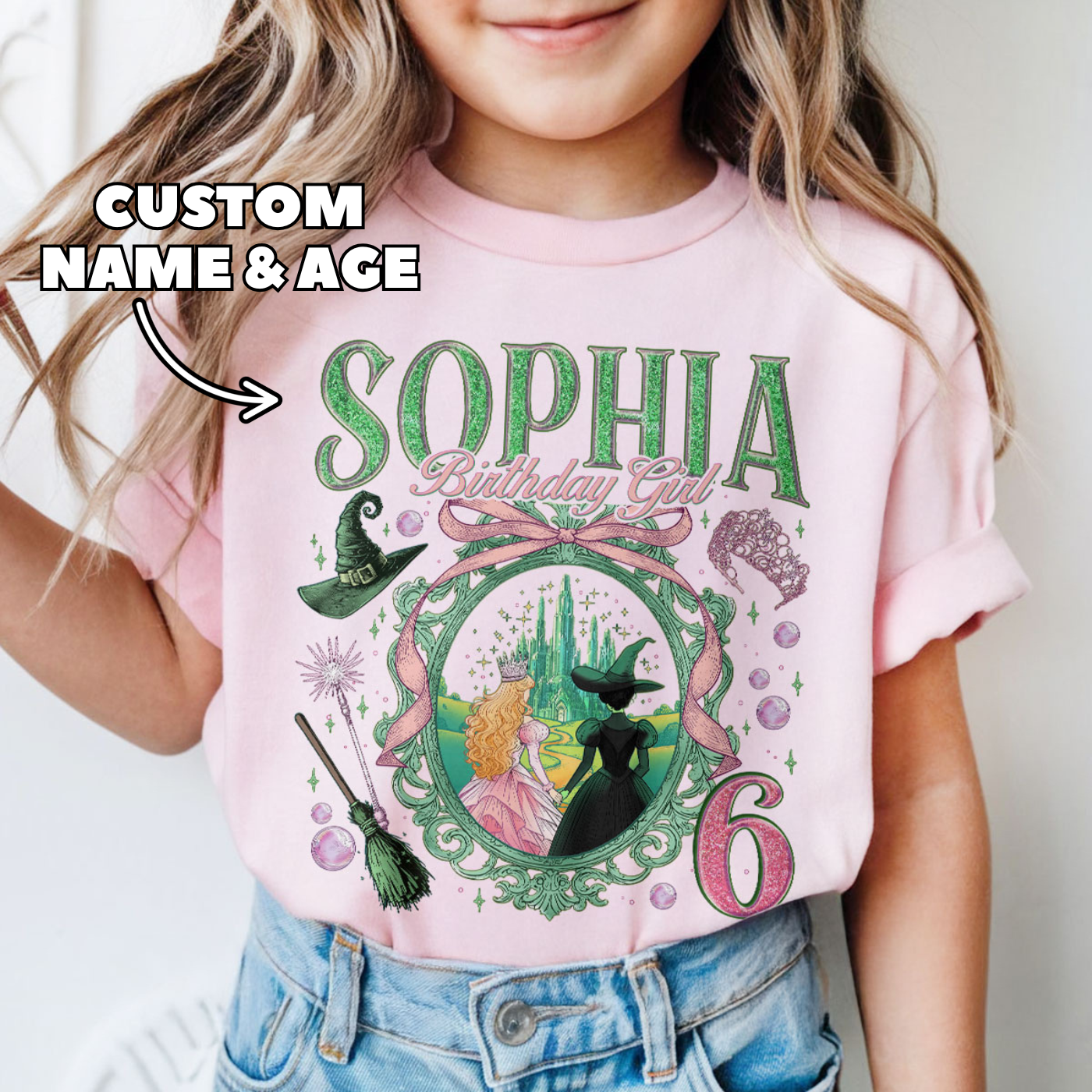 Custom Wicked Birthday Girl TShirt For Kids Youth Tshirt Comfort Colors PTS1807