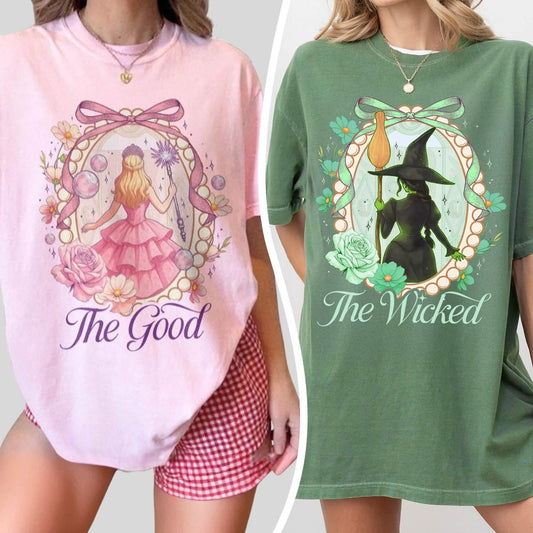 Wicked Change For Good Elphaba And Glinda Bestie Shirt Comfort Colors PTS1787