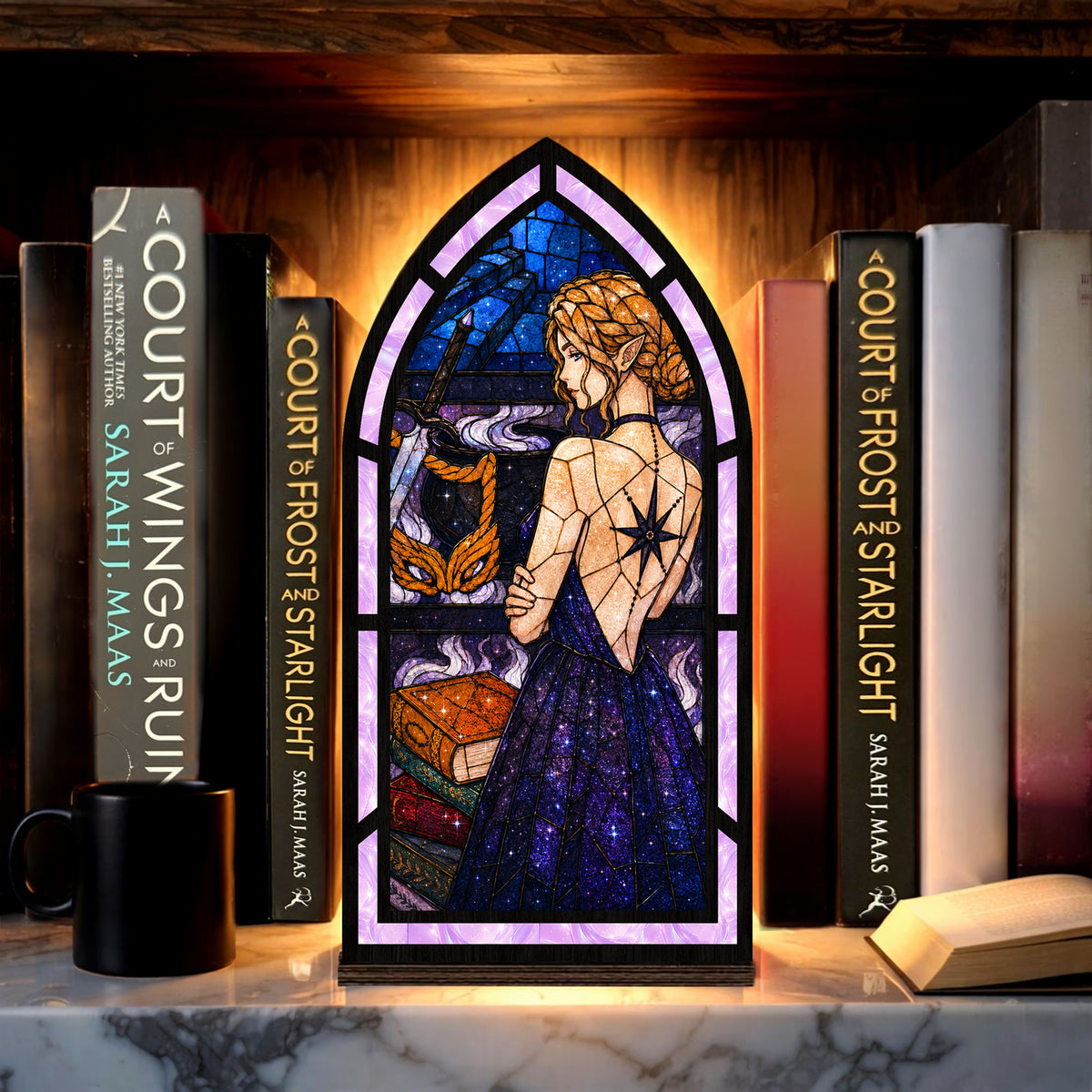 Nesta Archeron ACOTAR Book Nook PTS8293