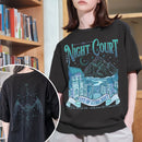 Acotar Velaris The Night Court Fantasy Book T-shirt PTS9833
