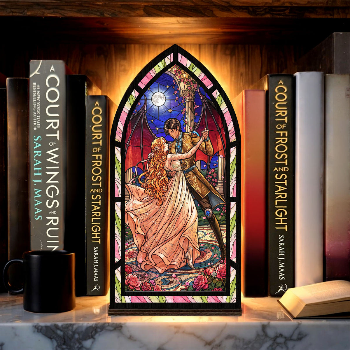 Elain Azriel ACOTAR Book Nook PTS8480