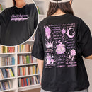 Acotar Elain Archeron Sisters Quotes Fantasy Book T-shirt PTS8860