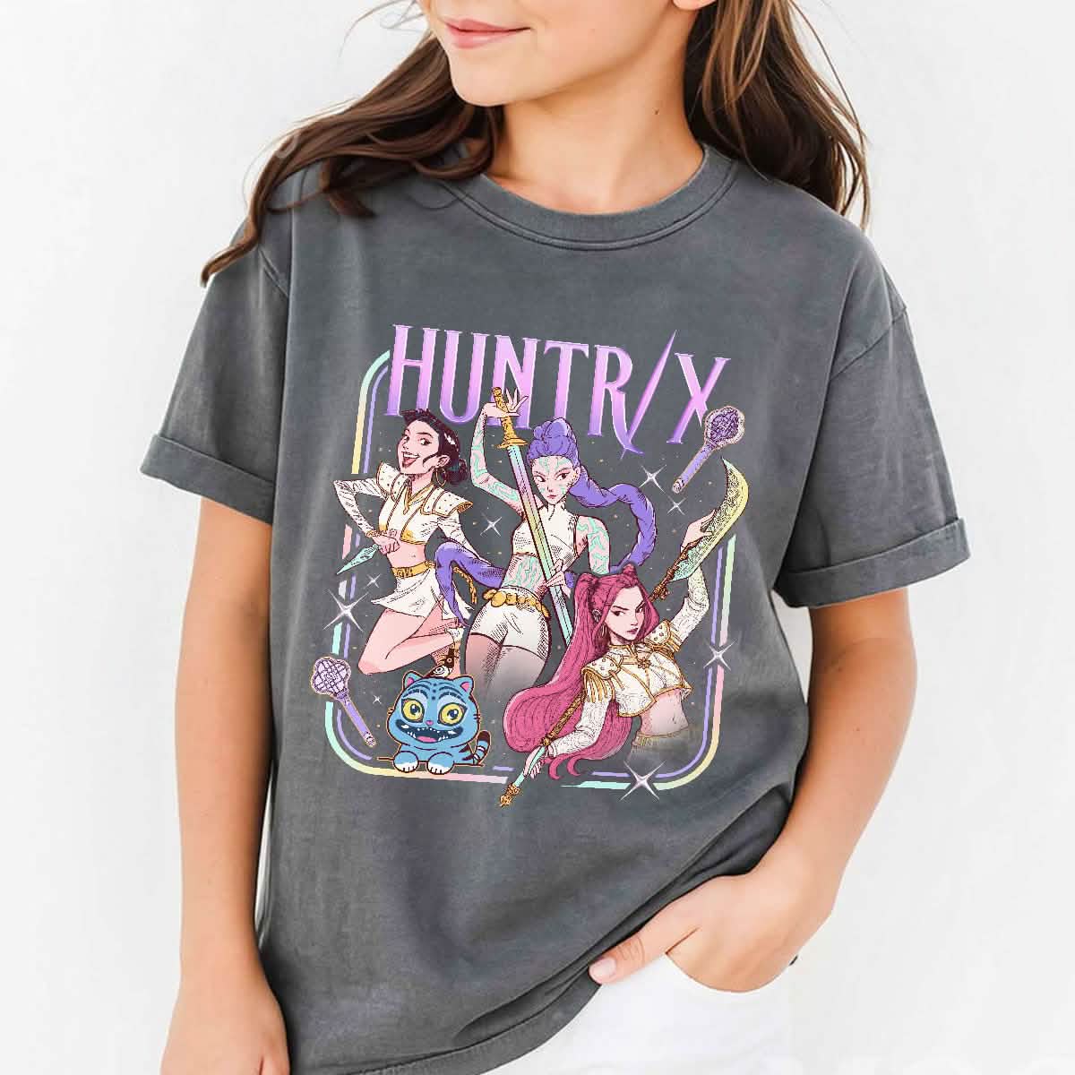 Huntrix Girl KPDH Demon Hunter Youth Tshirt Comfort Colors PTS1478