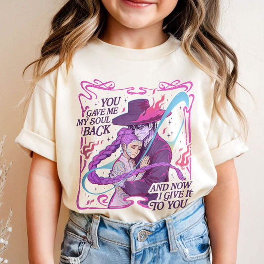 Rumi Jinu Kpop Demon Hunter You Give Me My Soul Back Youth Shirt Comfort Colors PTS1497