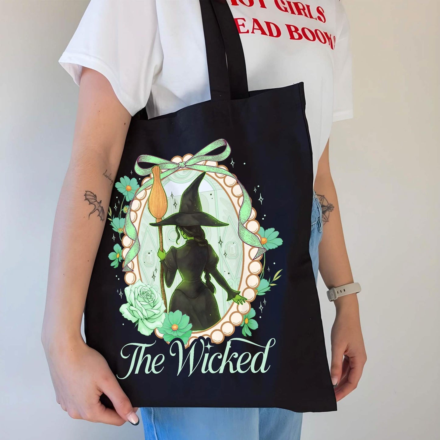Wicked Change For Good Elphaba And Glinda Bestie Tote Bag PTS1787