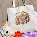 Fourth Wing Book Pumpkin Tote Bag PTS1719