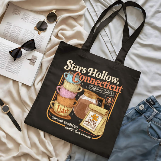 Luke's Coffee Connecticut Tote Bag PTS1431