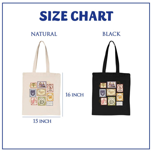 Stars Hollows Connecticut Stamps Tote Bag PTS1382