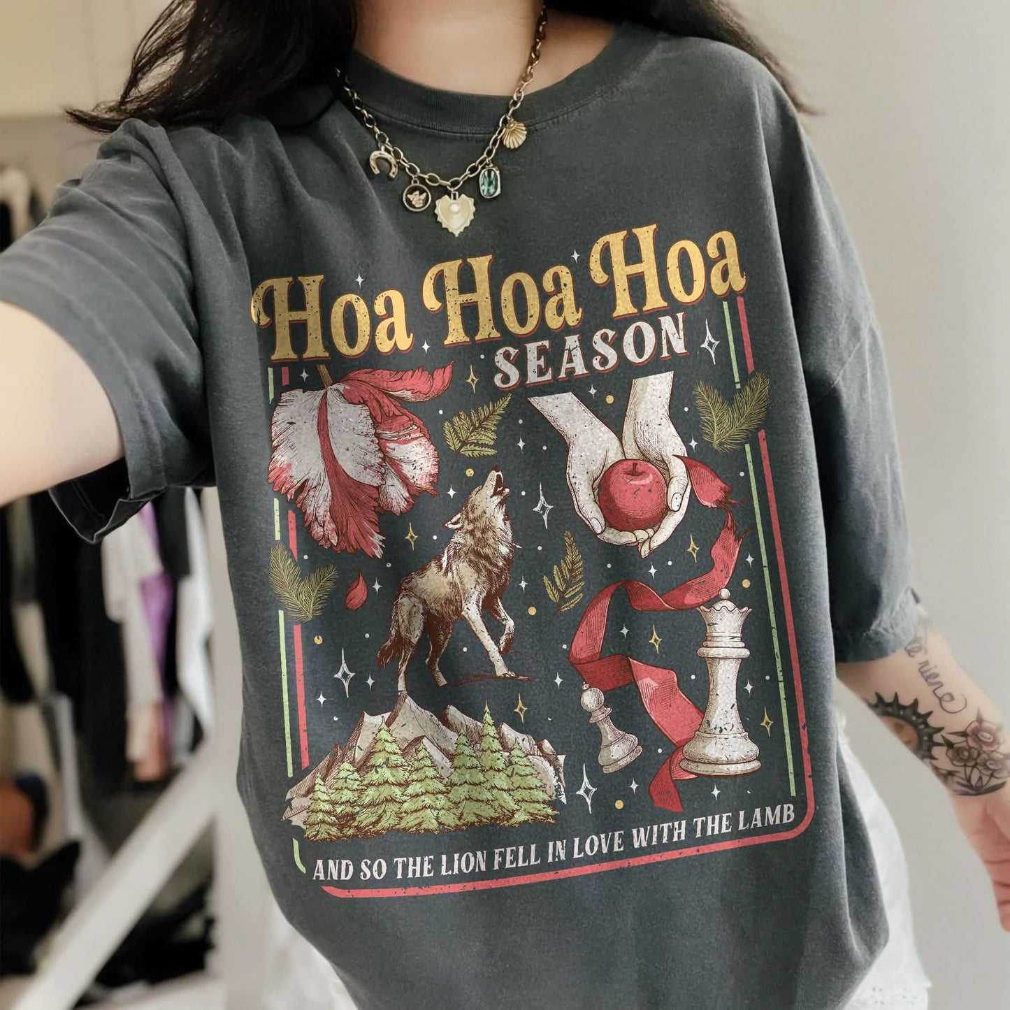 Hoa Hoa Hoa Season Twilight Vampires Inspired Shirt Comfort Colors PTS1680