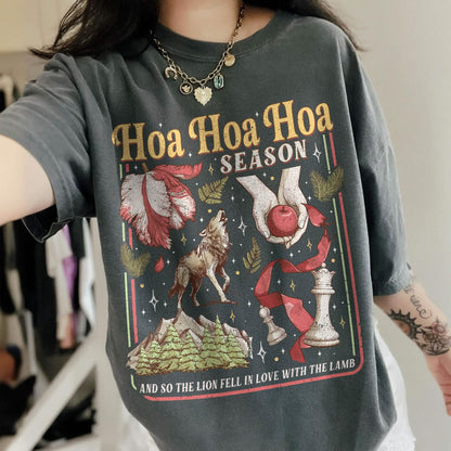 Hoa Hoa Hoa Season Twilight Vampires Inspired Shirt Comfort Colors PTS1680
