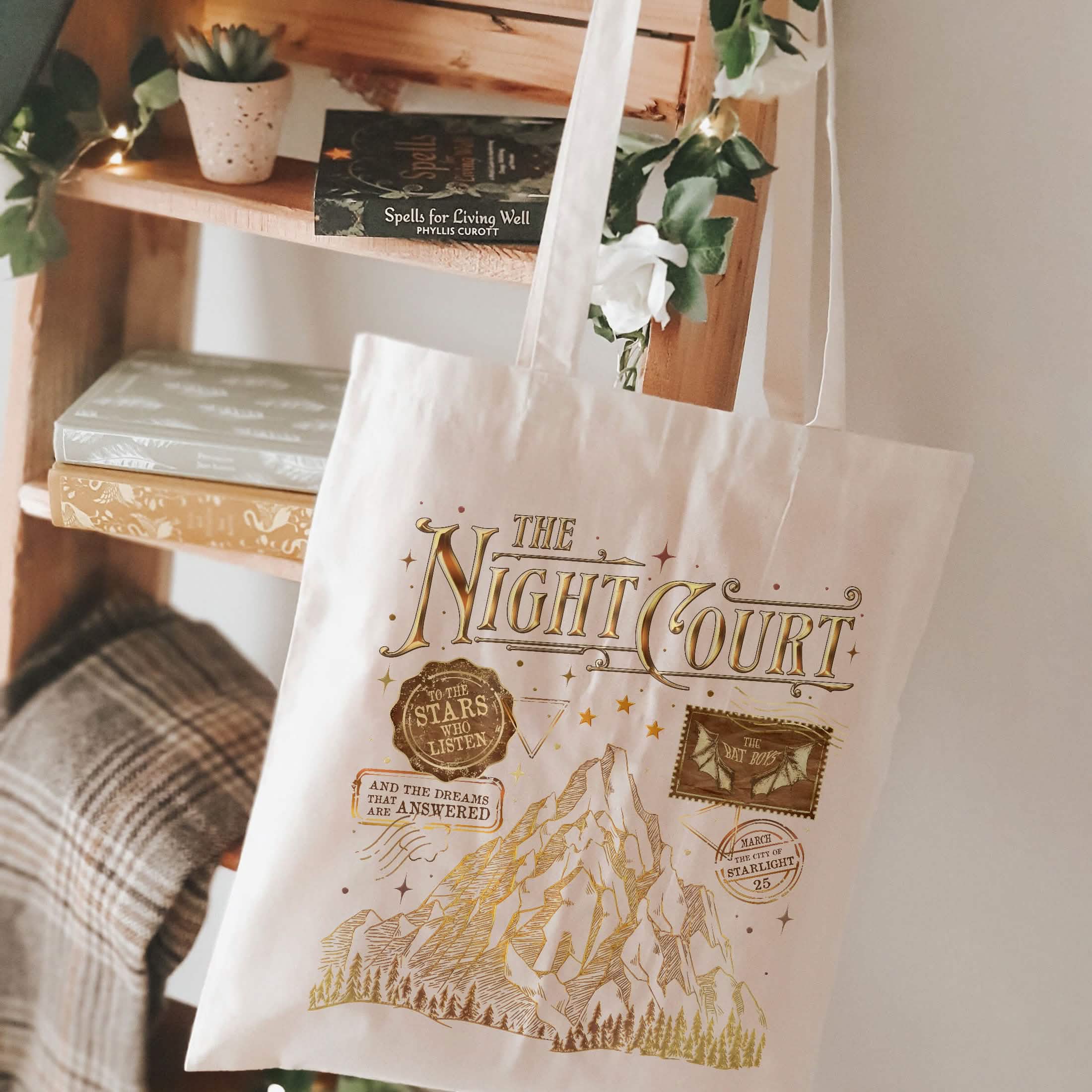 Acotar The Night Court Stamp Tote Bag PTS1177