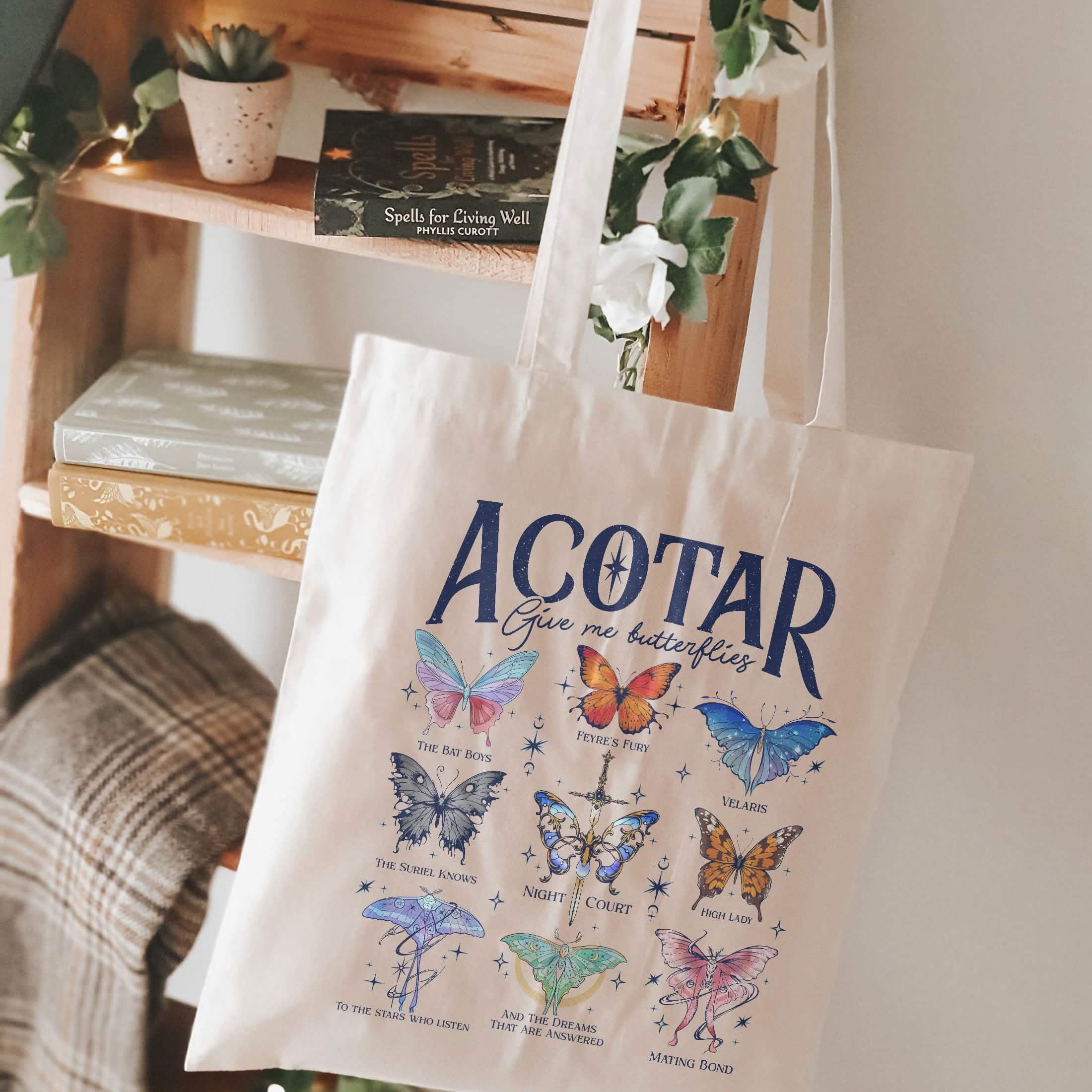 Dragon Moonplume Book Tote Bag PTS1178