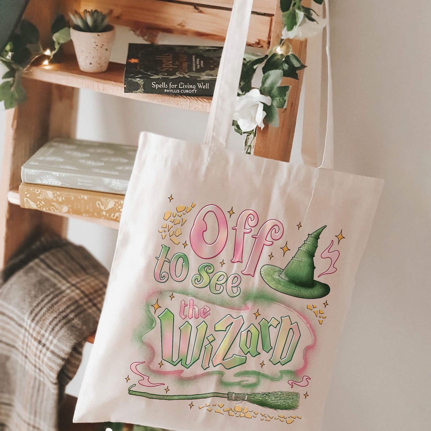 Wicked Off To See The Wizard Tote Bag PTS1784