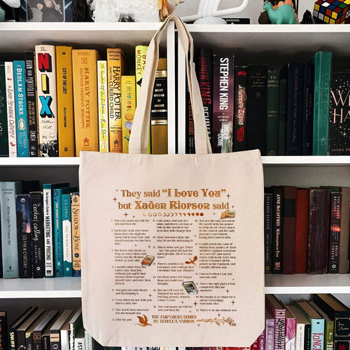 Xaden Riorson Quote Tote Bag PTS1080