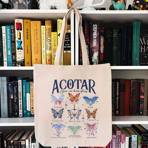 Acotar Velaris Butterflies Tote Bag PTS1185