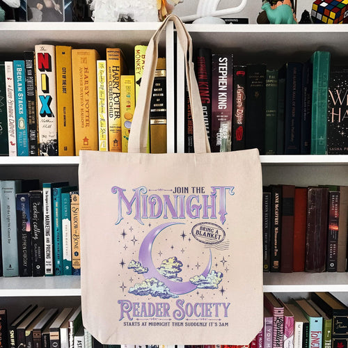 Night Owl Reader Tote Bag PTS1255